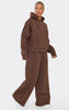 SOFIA | FELPA OVERSIZE COLOR MARRONE CIOCCOLATO – Comfort e Stile Senza Sforzo